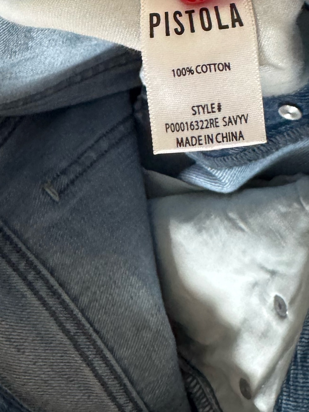 PISTOLA CASSIE SUPER HIGH RISE STRAIGHT JEAN - Picture 4 of 5